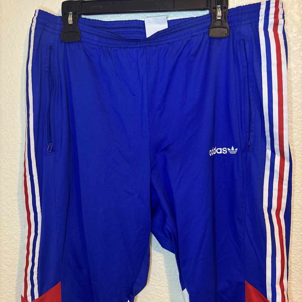 Vintage Adidas Joggers‎ Aloxe Small 3 Stripes USA Joggers Soccer size XL - Picture 2 of 16